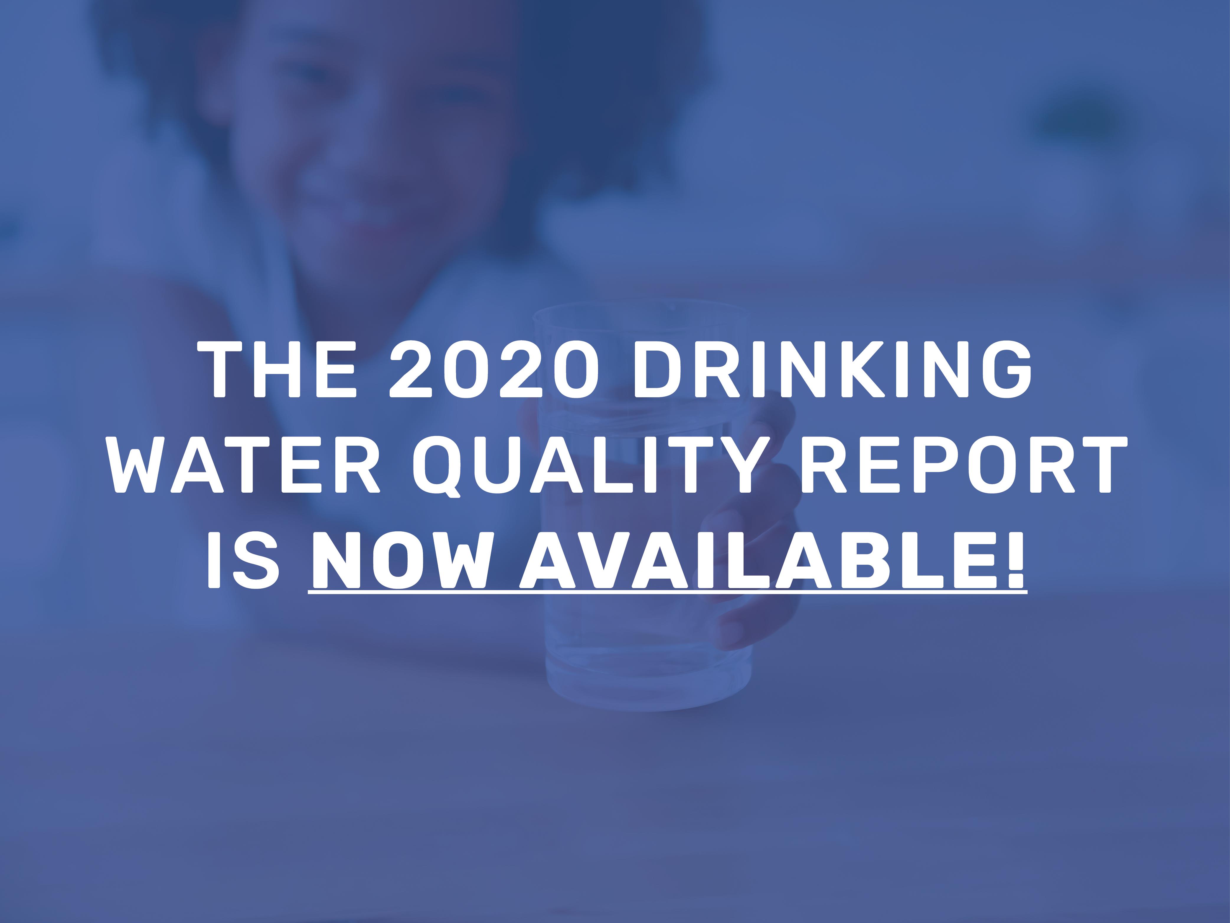 Drinking Water Report Banner