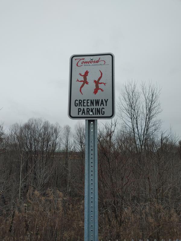 designated parking spots off the school bus lot (Credit: David Morway)