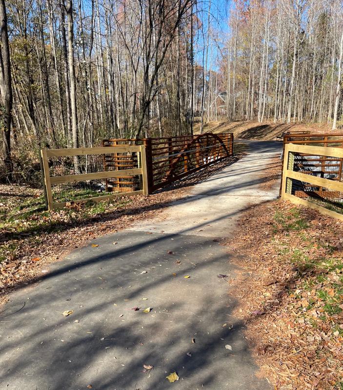 New portion of trail by Magnolia Estaes