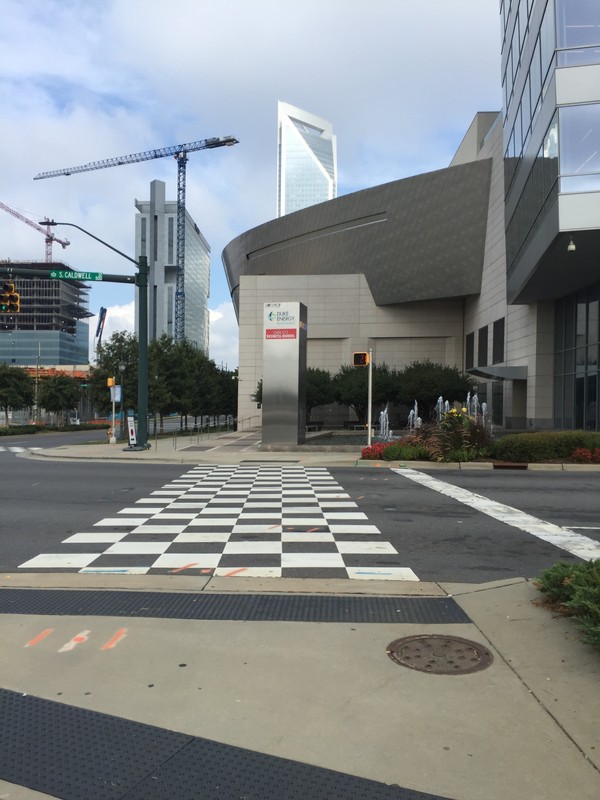 Uptown Charlotte Sidewalk Connector Stonewall Street