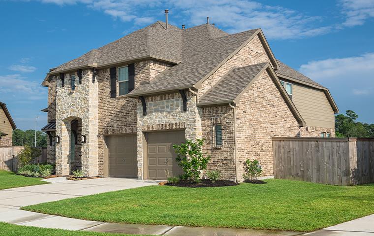 front of a house in cypress texas