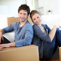 couple preparing to move