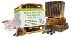 Chaga & Wild Blueberry Face & Body Bars