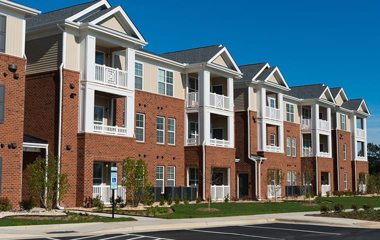 a row of apartments in lago vista texas