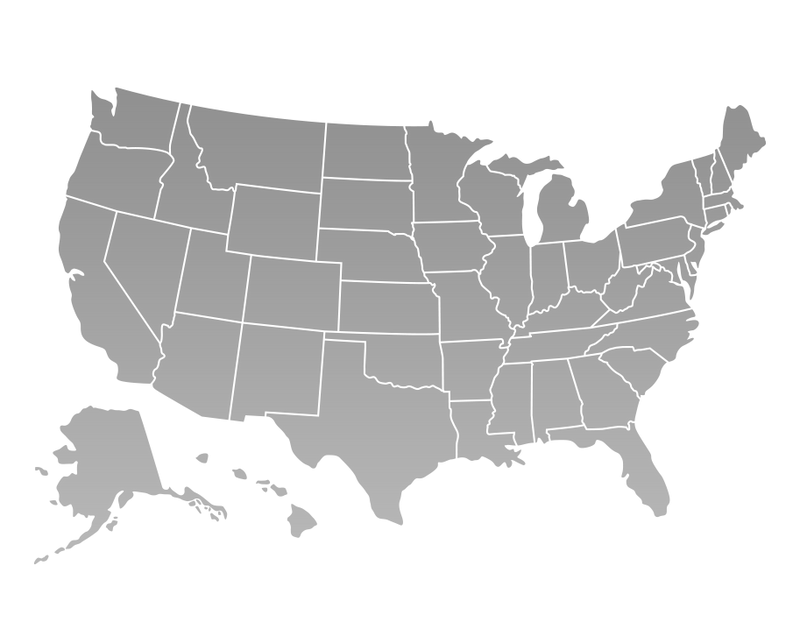 A map of the united states