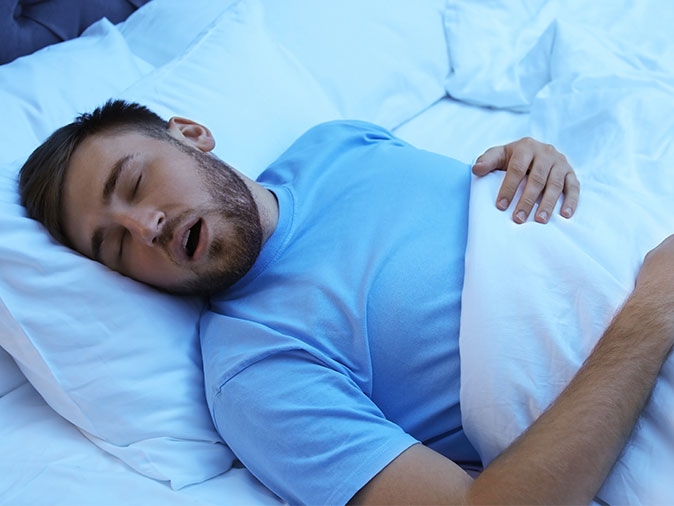 snoring can be a sign of sleep apnea