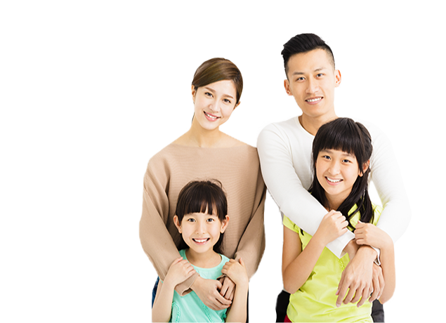 a happy family of three in columbia south carolina