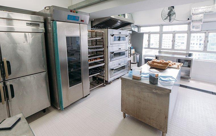 interior of a commercial kitchen in hendersonville north carolina