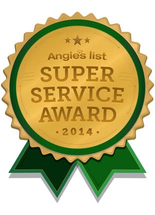2014 Angie's List Super Service Award Winners super service award badge