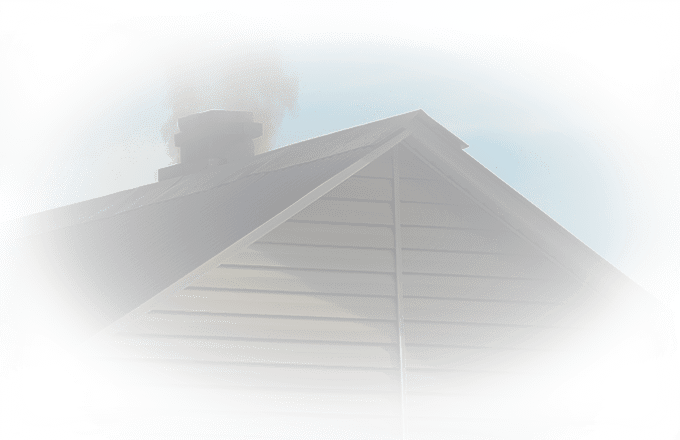 image of a roof where bats are entering a homes attic
