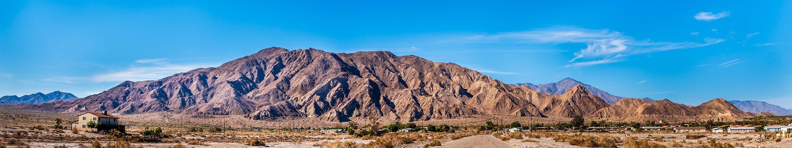 view of mountain in imperial valley california