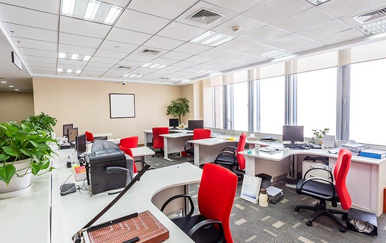 interior of an office space in baldwin florida