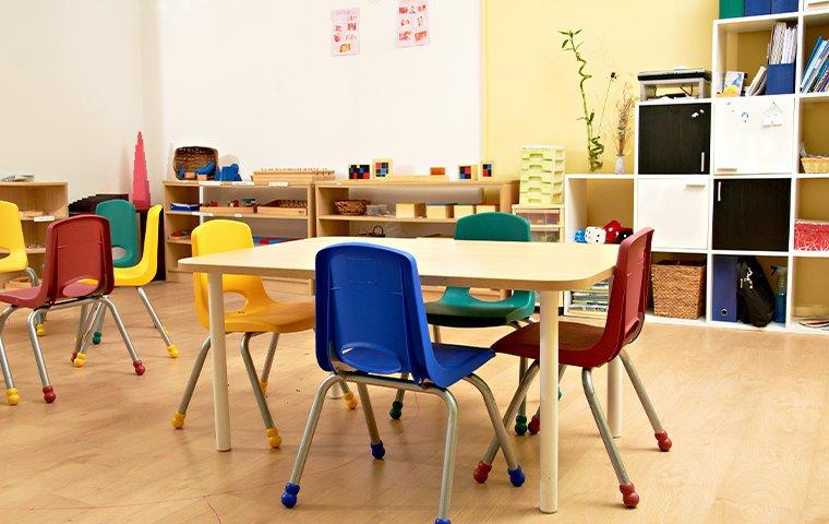 interior view of a classroom in bostwick florida