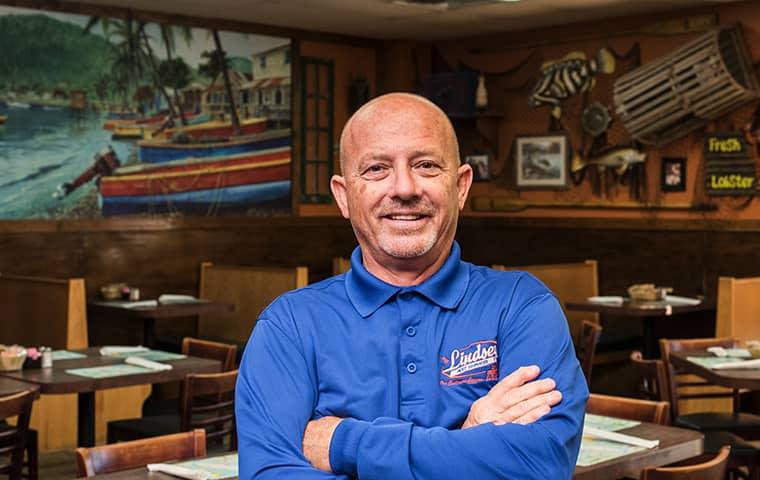 a technician in a lakeside florida restaurant