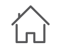 outline of home icon