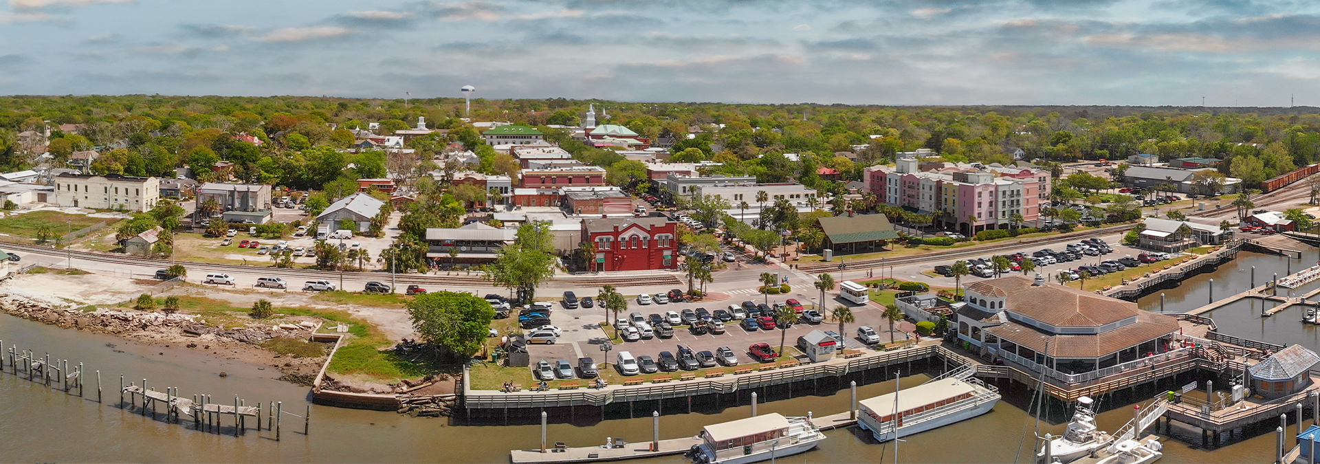 skyline view of fernandina beach florida