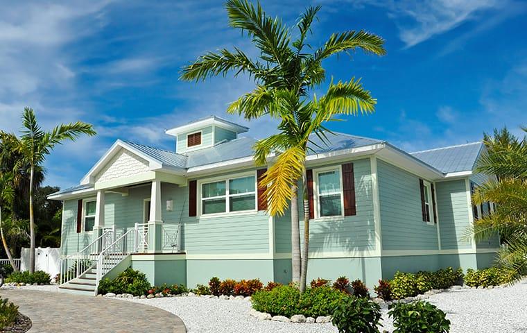 a street view of a beach house in st augustine beach florida