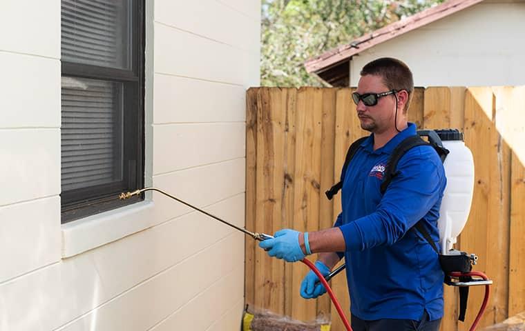 a technician servicing a saint augustine florida home