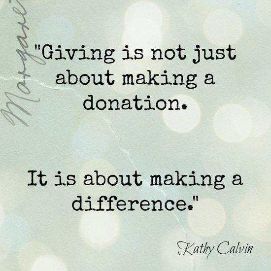 Give a thanks donation