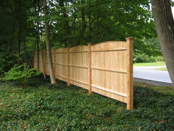 Photo #115, 6' Reverse Scallop Board Fence
