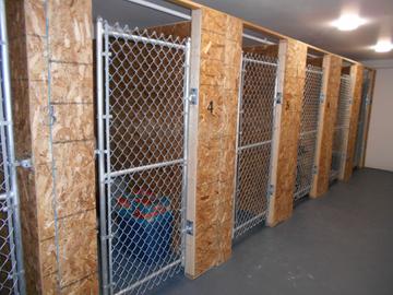 6x6 dog kennel panel with gate