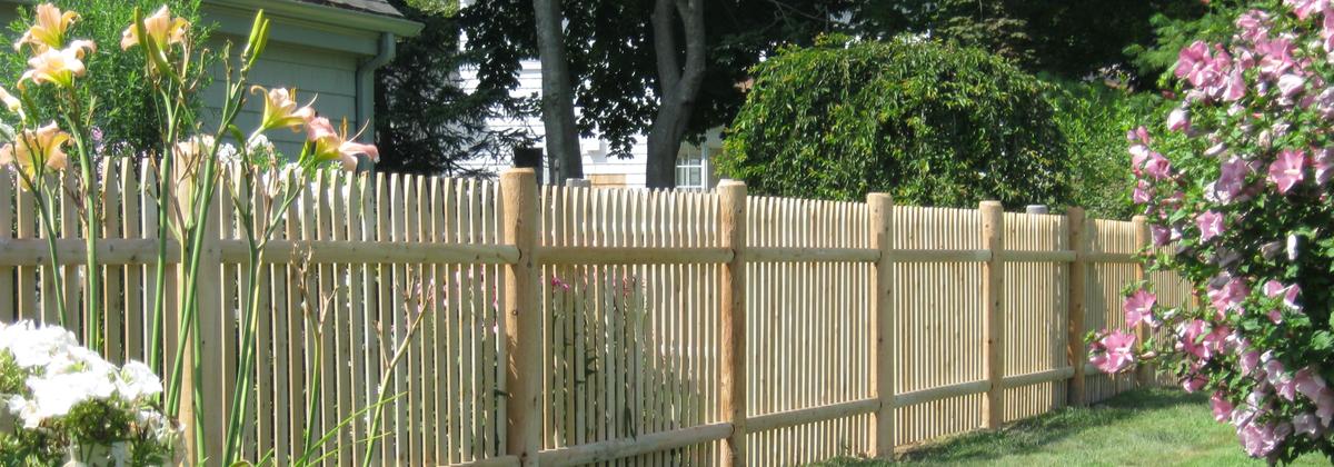 Main Line Fence Picket Fence Design And Installtion In Maine   Residentail Picket New 43 