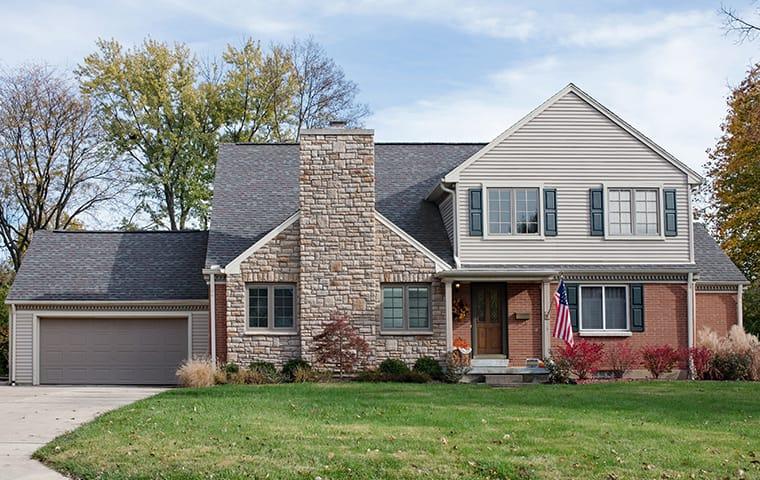 Protect Your Indiana Home From Ants & Spiders street view of a home in indianapolis indiana