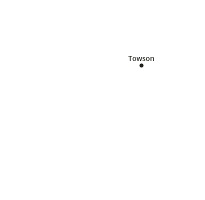 Pest Czar Services Maryland & D.C. where we service map of maryland