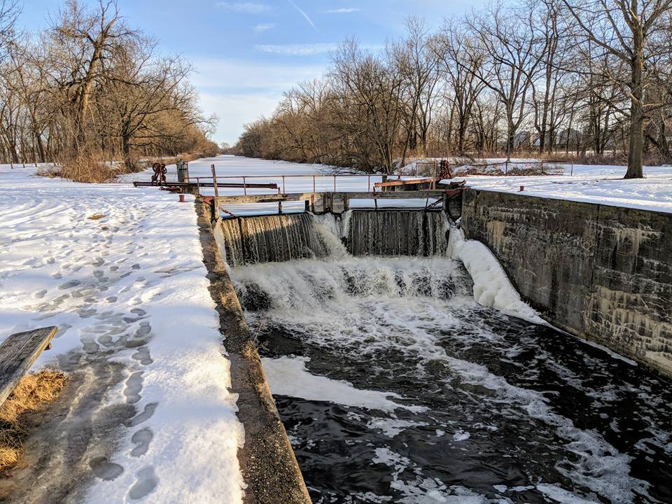 Qc Trails Hennepin Canal Paddling Route Lock 23 To Lock 24 9381