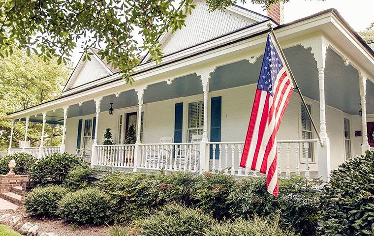 house with an american flag in rock hill sc