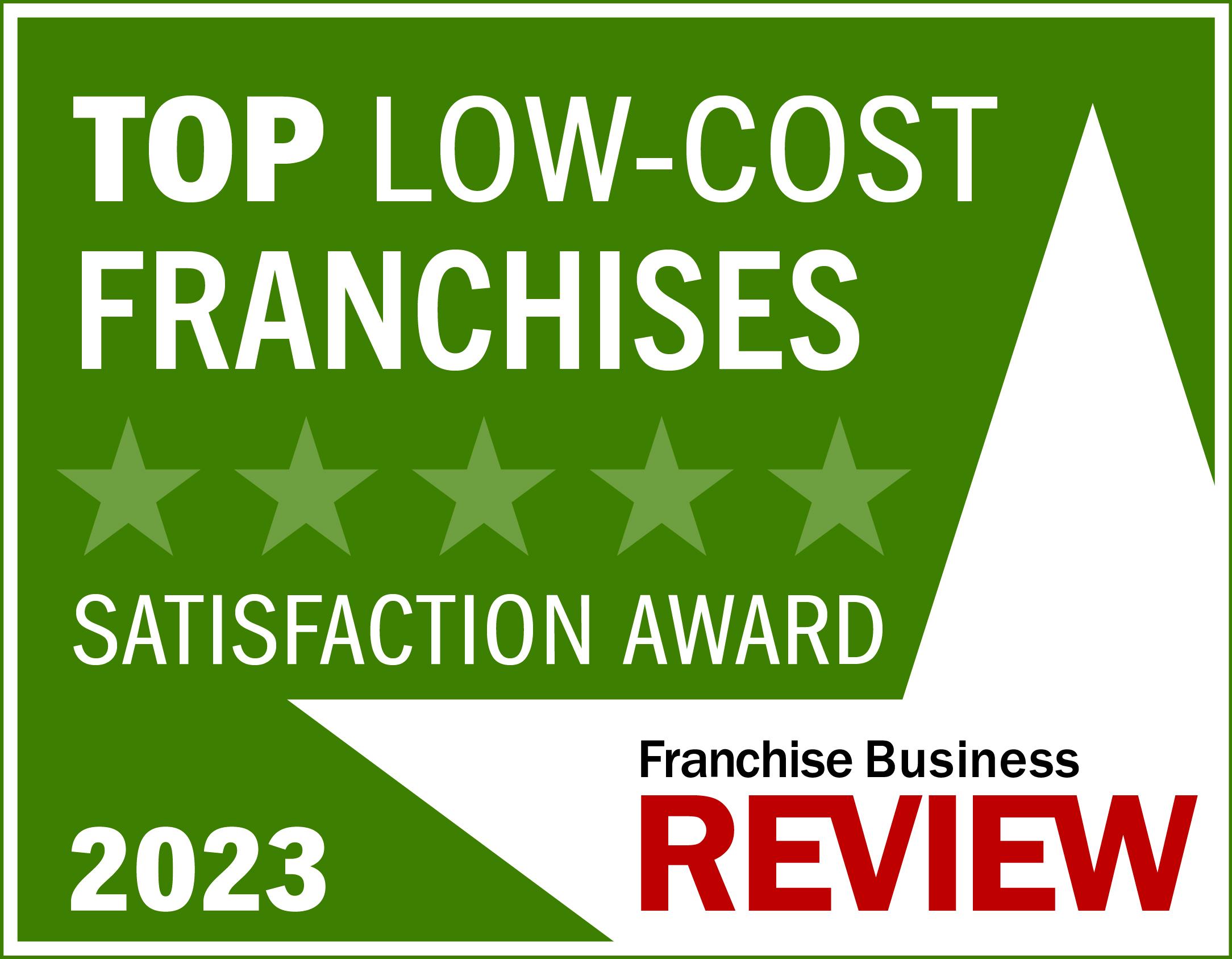 top low cost franchise award