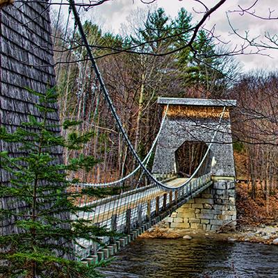 The Wire Bridge Newportland Maine
