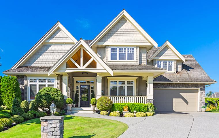 We Offer Organic Pest Control Options street view of a house in houston texas