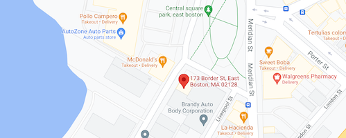 Map of East Boston location