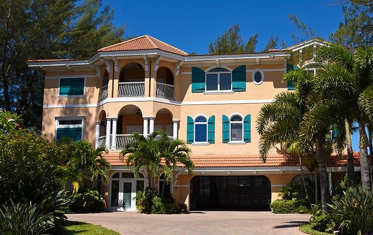 street view of a large home in boca raton florida