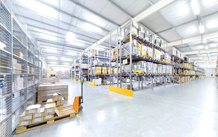 a commercial warehouse serviced by pro active pest control in el dorado hills california