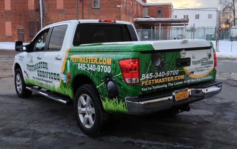 a pestmaster services pest control truck