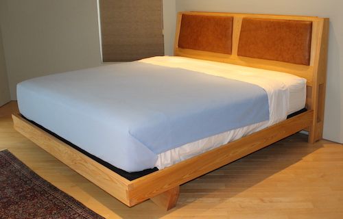 Cushioned Headboard Bed