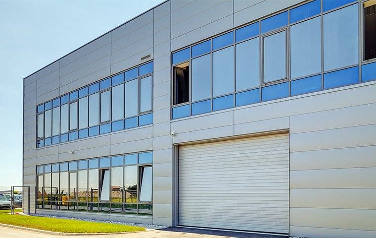 large industrial commercial building