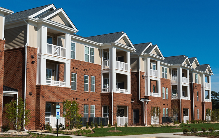 Keep Your Tenants Safe From Pests street view of an apartment building in delaware county pennsylvania