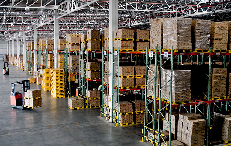 Protect Your Stored Goods From Pests interior view of a warehouse in chester county pennsylvania