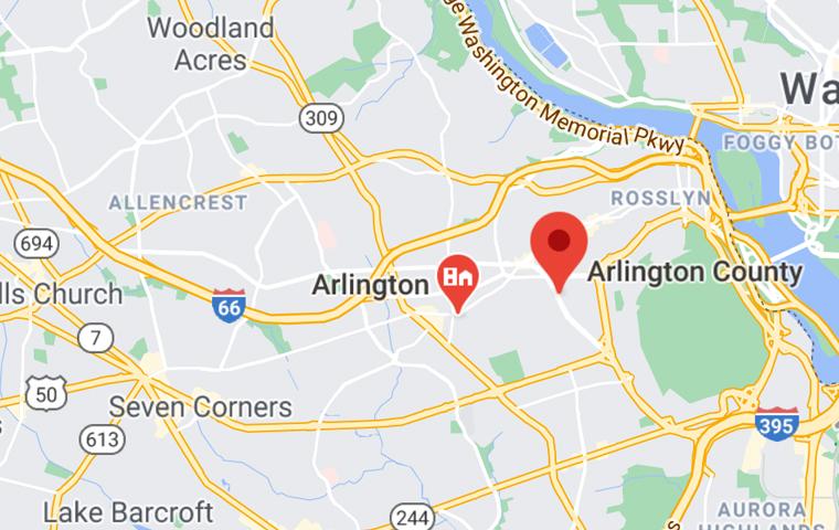map of arlington