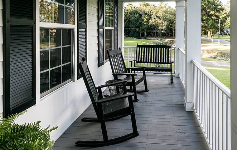 Protect Your Magnolia Home From Rats & Roaches front porch of a home in magnolia texas