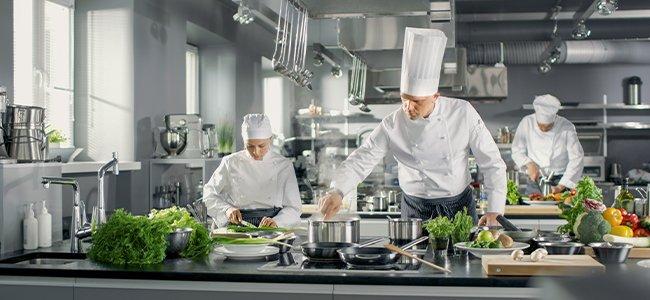 chef working in the kitchen