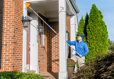 tech dewebbing a baltimore home for spiders