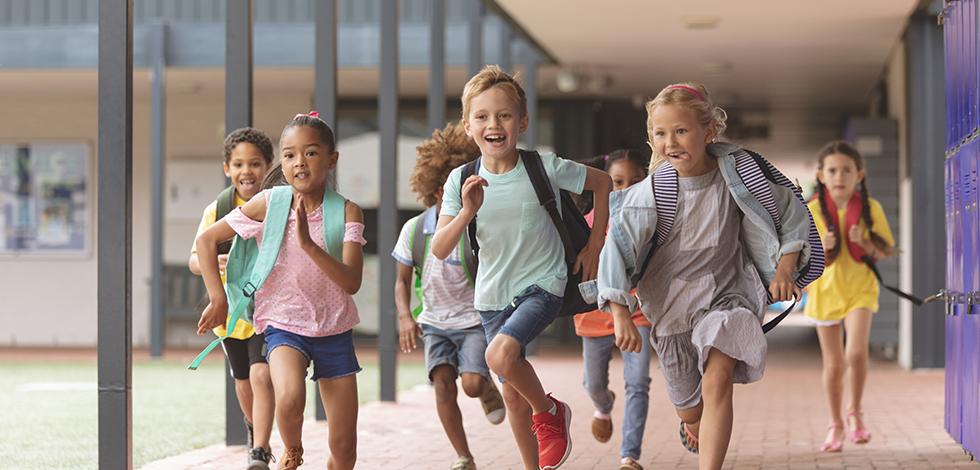 children getting out of school in dorsey maryland