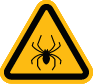spider warning sign