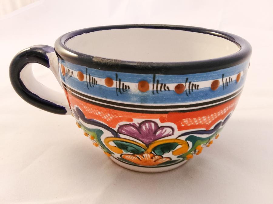 Mexico Talavera Tea Cup