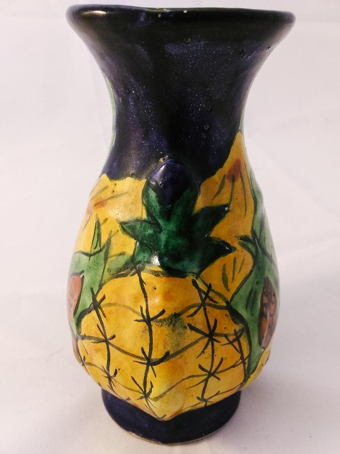 Dominican Republic Porcelain Pineapple Vase