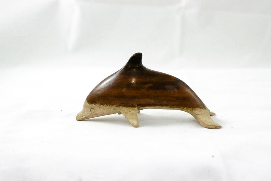 Indonesia Carved Wooden Dolphin